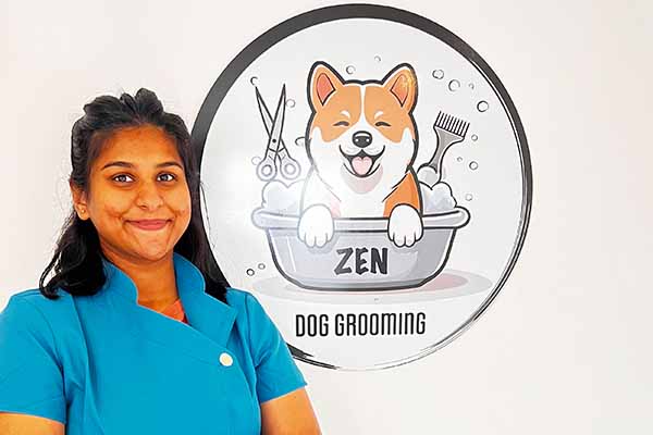 Khadija in the Zen Dog Grooming salon